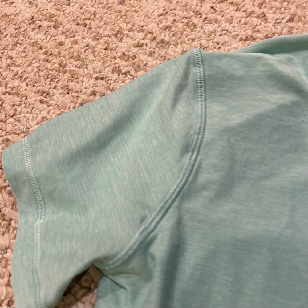 Hanna Andersson Youth Large T Shirt Active Breathable Like New Teal Girl/Boy — image 7 of 7